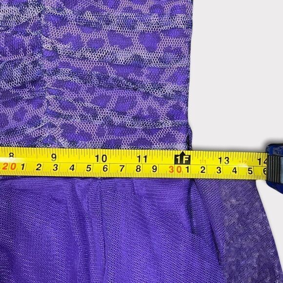 𝅺teezeme Strapless Purple Cocktail Dress - Picture 6 of 6